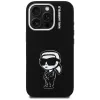KARL LAGERFELD Silicone Karl Sketch MagSafe puzdro pre Apple iPhone 16 Pro Max, čierna