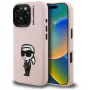 KARL LAGERFELD Silicone Karl Sketch MagSafe puzdro pre iPhone 16 Pro ružová