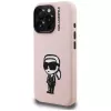 KARL LAGERFELD Silicone Karl Sketch MagSafe puzdro pre iPhone 16 Pro Max ružová
