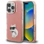 Karl Lagerfeld IML Aquarelle Choupette & Logo puzdro pre Apple iPhone 16 Pro, ružová