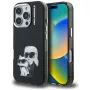 KARL LAGERFELD IML Aquarelle ochranné puzdro pre Apple iPhone 16 Pro - čierna