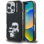 Karl Lagerfeld IML Aquarelle Karl & Choupette & Logo puzdro pre Apple iPhone 16 Pro Max, čierna