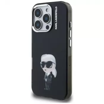 Karl Lagerfeld IML Aquarelle Karl & Logo puzdro pre iPhone 16 Pro Max čierna