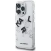 Karl Lagerfeld IML Sketched Graphic puzdro pre iPhone 16 Pro transparentná