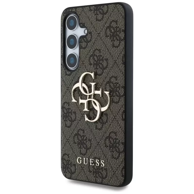 Guess Big 4G Logo Classic Logo puzdro pre Samsung Galaxy S25+ (hnedá)