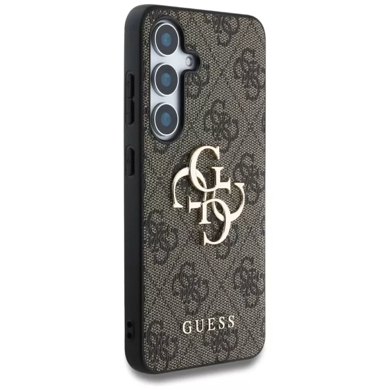 Guess Big 4G Logo Classic Logo puzdro pre Samsung Galaxy S25+ (hnedá)