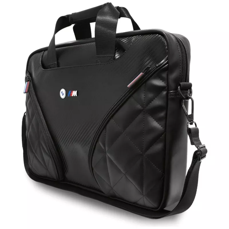 BMW Carbon Pockets & Metal Logo batoh na notebook 16 palcov čierny