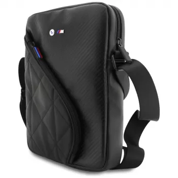 BMW Carbon Pockets & Metal Logo puzdro čierne pre iPhone X/XS