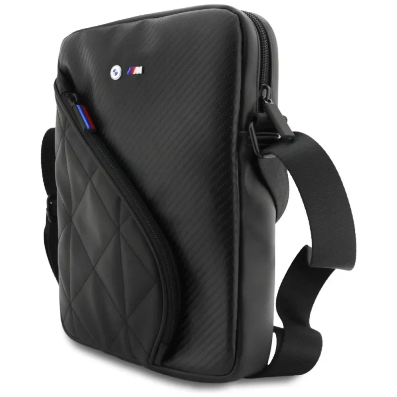 BMW Carbon Pockets & Metal Logo puzdro čierne pre iPhone X/XS