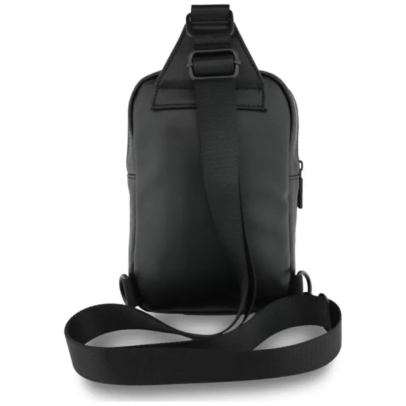 BMW CarbonPocket & Metal Logo crossbody taška na telefón čierna