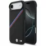 BMW M Tricolor Metal Logo puzdro MagSafe pre Apple iPhone Air, čierne