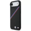 BMW M Tricolor Metal Logo puzdro MagSafe pre Apple iPhone Air, čierne