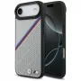 BMW M Tricolor Metal Logo puzdro MagSafe pre Apple iPhone Air, sivé