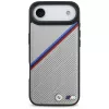 BMW M Tricolor Metal Logo puzdro MagSafe pre Apple iPhone Air, sivé