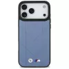BMW M Quilted Logo MagSafe puzdro pre iPhone 17 Pro Max modrá