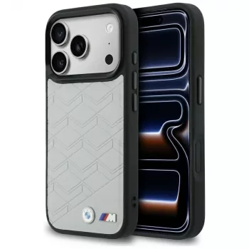 BMW M Shape Logo MagSafe puzdro pre iPhone 17 Pro Max sivá