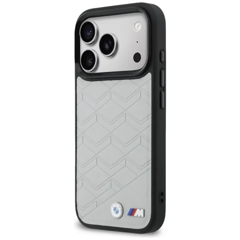 BMW M Shape Logo MagSafe puzdro pre iPhone 17 Pro Max sivá