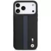 BMW M Perforated Stripe Logo MagSafe puzdro pre iPhone 17 Pro Max modrá