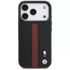 BMW M Perforated Stripe Logo MagSafe puzdro pre iPhone 17 Pro červená