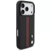 BMW M Perforated Stripe Logo MagSafe puzdro pre iPhone 17 Pro červená