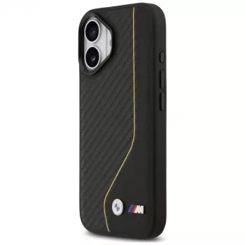 BMW M Carbon Line & Logo MagSafe puzdro pre iPhone 17 žltá