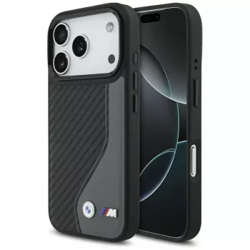 BMW M Carbon Logo MagSafe puzdro pre iPhone 17 Pro antracitová