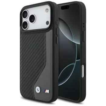 BMW M Carbon Logo MagSafe puzdro pre Apple iPhone 17 Pro Max antracitová