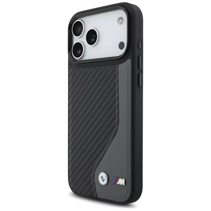 BMW M Carbon Logo MagSafe puzdro pre Apple iPhone 17 Pro Max antracitová