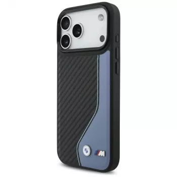 BMW M Carbon Logo MagSafe puzdro pre iPhone 17 Pro Max modrá