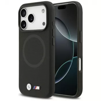 BMW M FW Metal Logo MagSafe puzdro pre Apple iPhone 17 Pro čierna