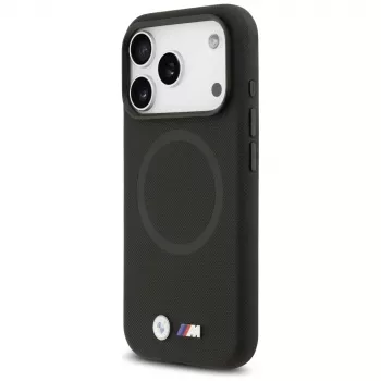 BMW M FW Metal Logo MagSafe puzdro pre Apple iPhone 17 Pro čierna