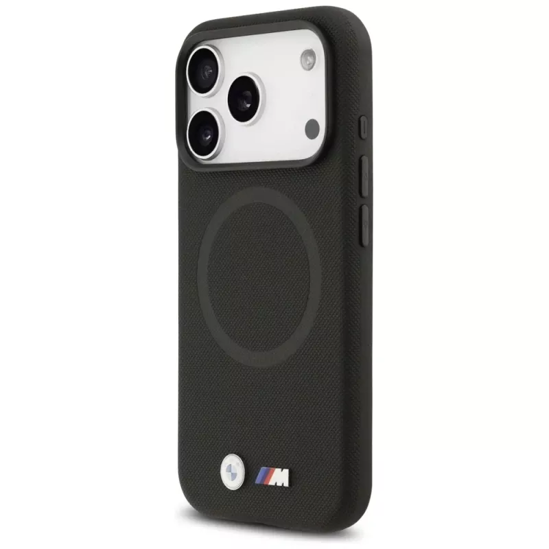 BMW M FW Metal Logo MagSafe puzdro pre Apple iPhone 17 Pro čierna