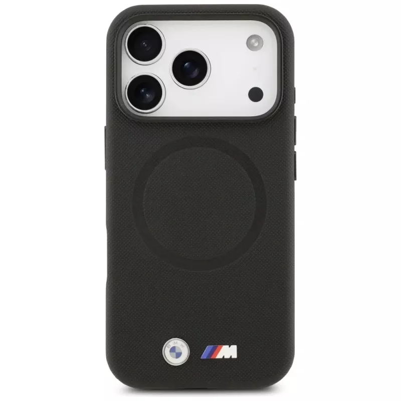 BMW M FW Metal Logo MagSafe puzdro pre Apple iPhone 17 Pro čierna