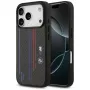 BMW M Kevlar Lines & Logo MagSafe puzdro pre iPhone 17 Pro, čierne