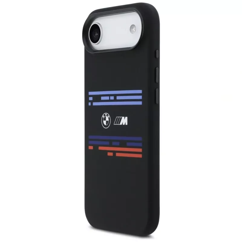 BMW M Silicon Horizontal Line MagSafe puzdro pre iPhone Air, čierne