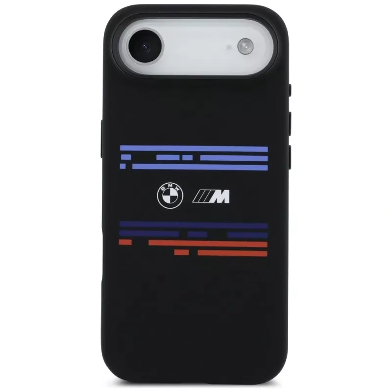 BMW M Silicon Horizontal Line MagSafe puzdro pre iPhone Air, čierne