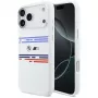 BMW M Silicon Horizontal Line MagSafe puzdro pre iPhone 17 Pro Max, biele