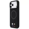 BMW M Silicon Logo MagSafe puzdro pre iPhone 17 Pro Max, čierne