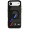 BMW M IML Metal Buttons Tricolor Lines puzdro MagSafe pre Apple iPhone Air, čierne
