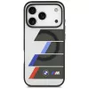 BMW M IML Metal Buttons TricolorLines MagSafe puzdro pre iPhone 17 Pro Max, antracitové