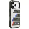 BMW M IML Metal Buttons TricolorLines MagSafe puzdro pre iPhone 17 Pro Max, antracitové
