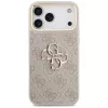 Guess 4G Big Classic Logo Big Strap Metal Buttons ochranné puzdro pre iPhone 17 Pro Max, ružové