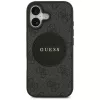 Guess 4G Circle Classic Logo MagSafe puzdro pre iPhone 17 (čierne)