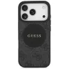 Guess 4G Circle Classic Logo MagSafe puzdro pre iPhone 17 Pro (čierne)