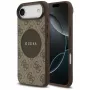 Guess 4G Circle Classic Logo MagSafe puzdro pre iPhone Air, hnedé