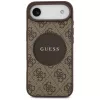 Guess 4G Circle Classic Logo MagSafe puzdro pre iPhone Air, hnedé