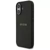 Guess Grained Ring MagSafe puzdro pre iPhone 17 - čierne