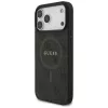 Guess 4G Ring Classic Logo MagSafe puzdro pre iPhone 17 Pro Max (čierne)