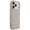 Guess 4G Ring Classic Logo MagSafe puzdro pre iPhone 17 Pro, ružové