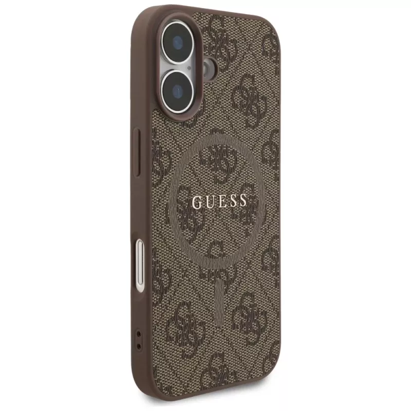 Guess puzdro 4G Ring Classic Logo MagSafe pre iPhone 17 hnedá